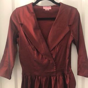 Pinup couture red dress size medium